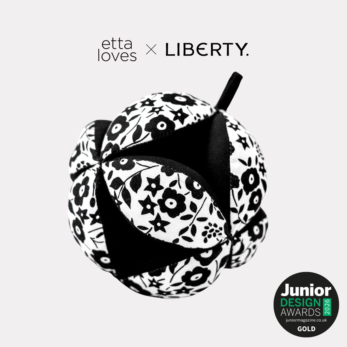 ETTA LOVES x LIBERTY – Sensory Grasp Ball - Suitable from birth - Etta Loves