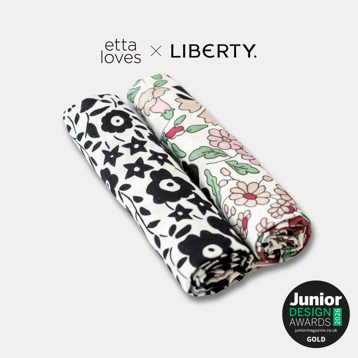 ETTA LOVES x LIBERTY – Sensory Muslin 2-Pack - birth to 12 months - Etta Loves
