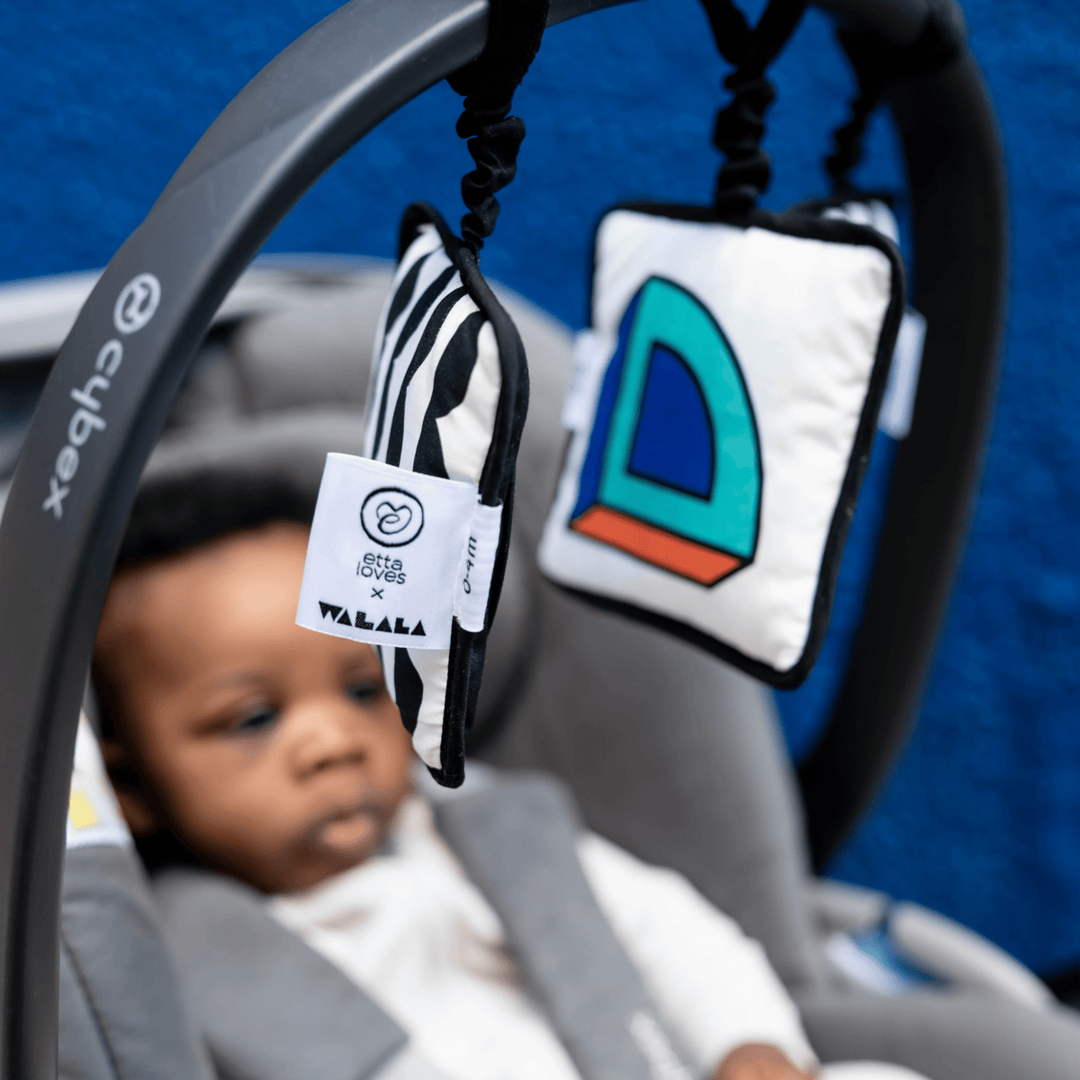 ETTA LOVES x WALALA STUDIO SENSORY HANGING SQUARES - for babies' first year - Etta Loves