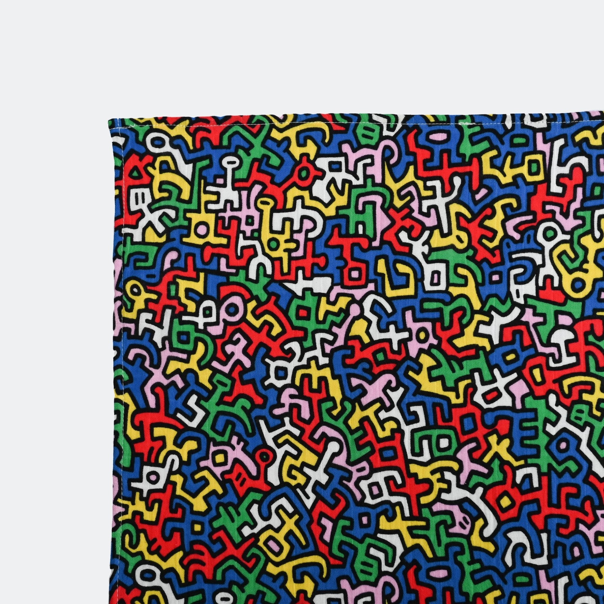 ETTA LOVES x KEITH HARING XL 'BRAZIL' MUSLIN - for 5+ month old babies - Etta Loves