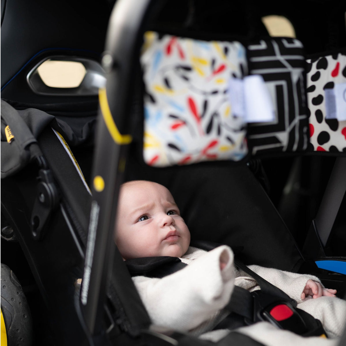 SENSORY HANGING SQUARES - birth to 12 months - Etta Loves