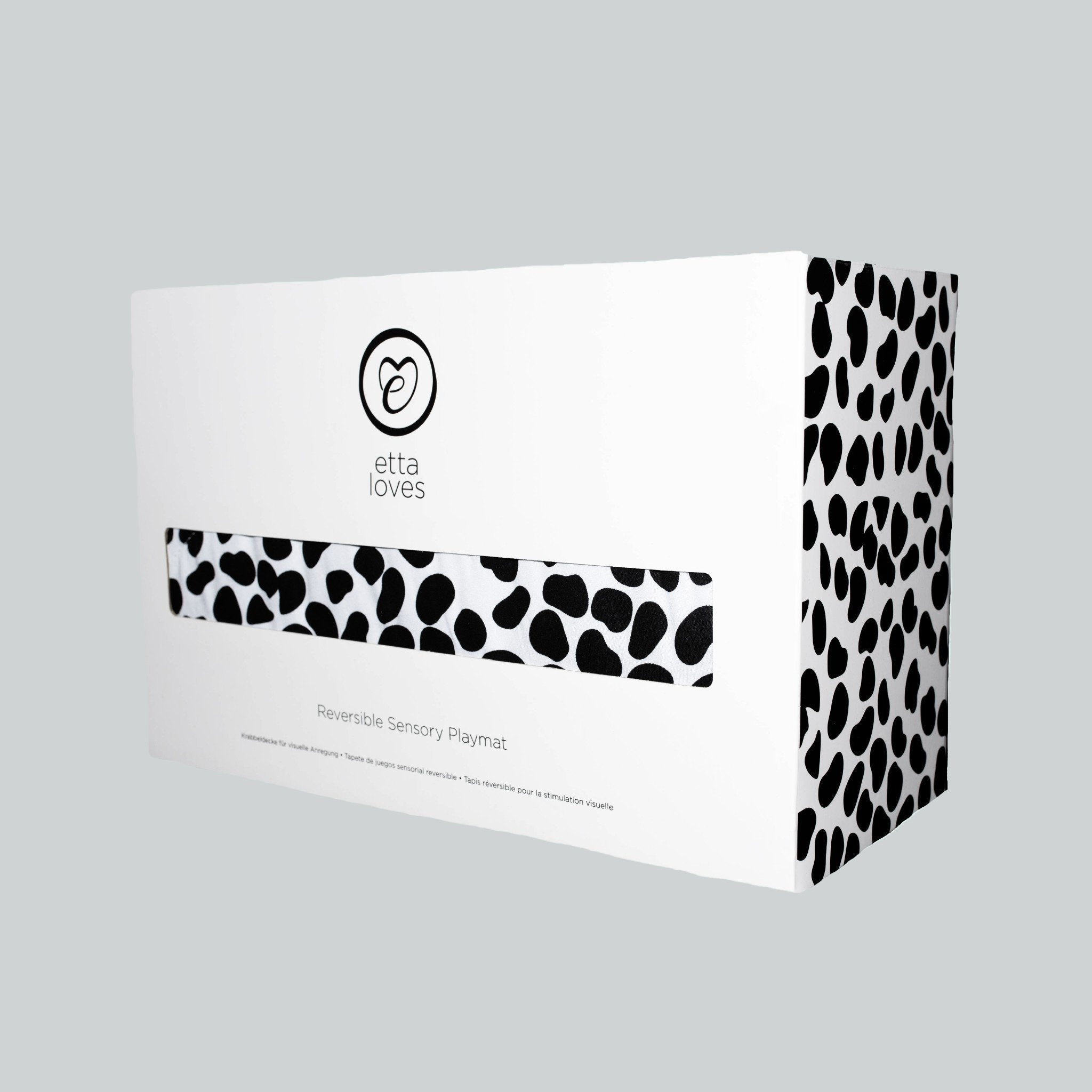ANIMAL PRINT PLAYMAT - reversible newborn to 4 months and 5+ months - Etta Loves
