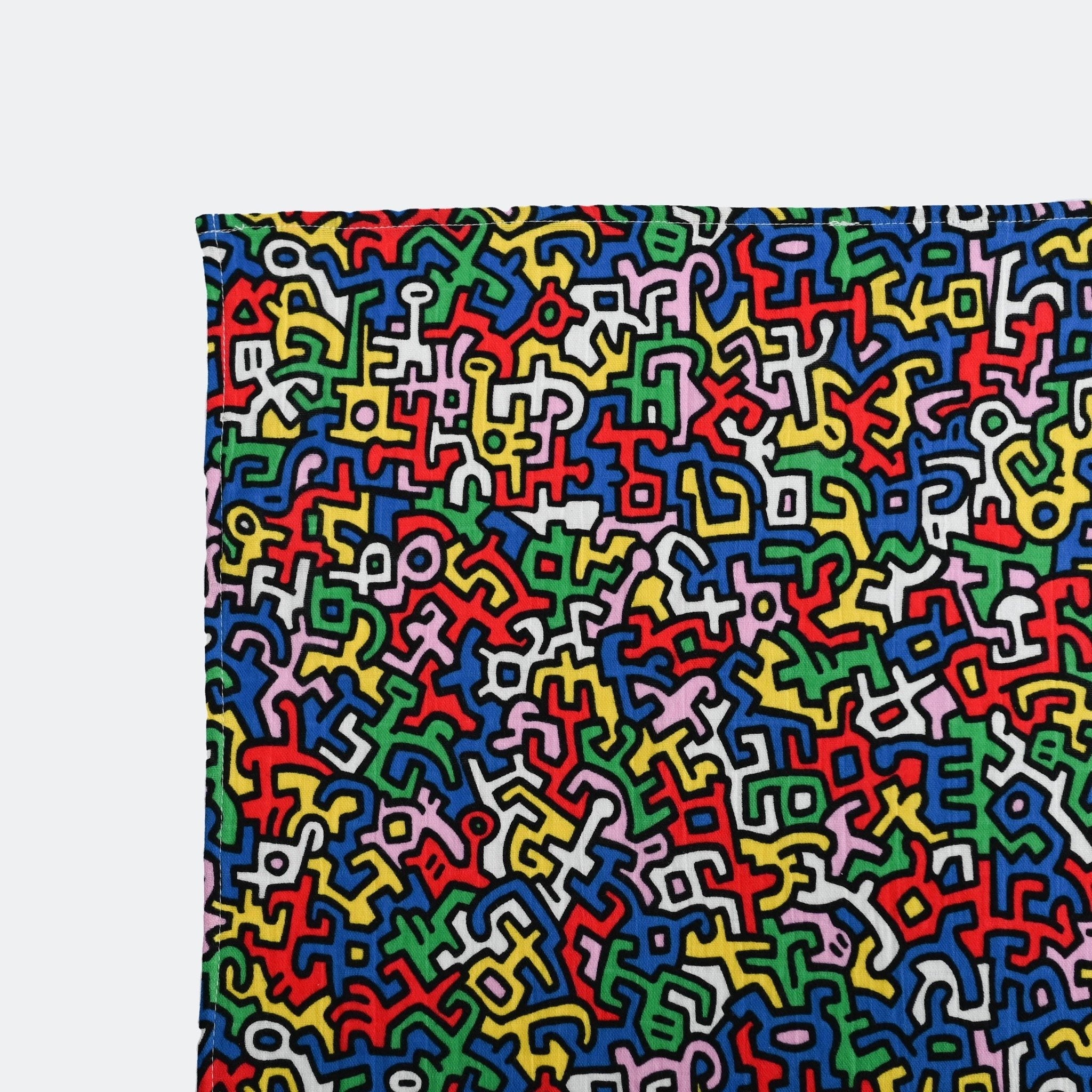 ETTA LOVES x KEITH HARING 2 - PACK MUSLIN SQUARES - for 0 to 4 months & 5+ month old babies - Etta Loves